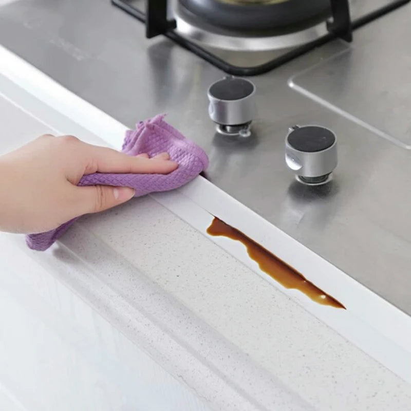 PVC material sink crack strip kitchen bathroom bathtub corner sealing tape waterproof and mildew proof adhesive sealing tape