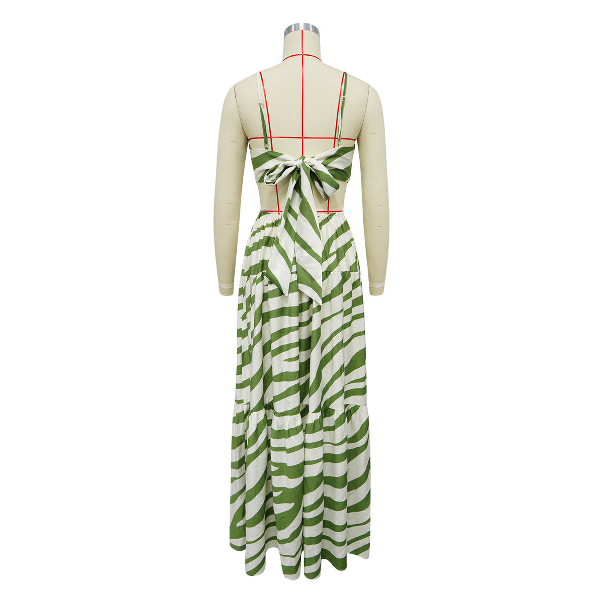 CM.YAYA Printed Women Strap Sleeveless Backless Long Dress 2025 Birthday Beach Evening Sexy Night Party Maxi Dresses Vestidos