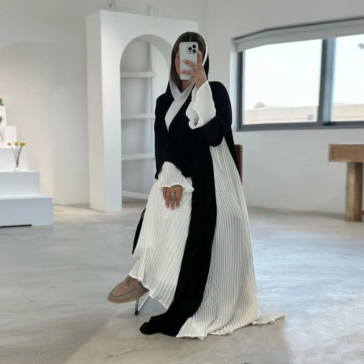 Eid Muslim Party Abaya for Women Ramadan Cardigan Pleated Long Dress  Morocco Kaftan Vestidos Largos Dubai Robe Jalabiya 2025