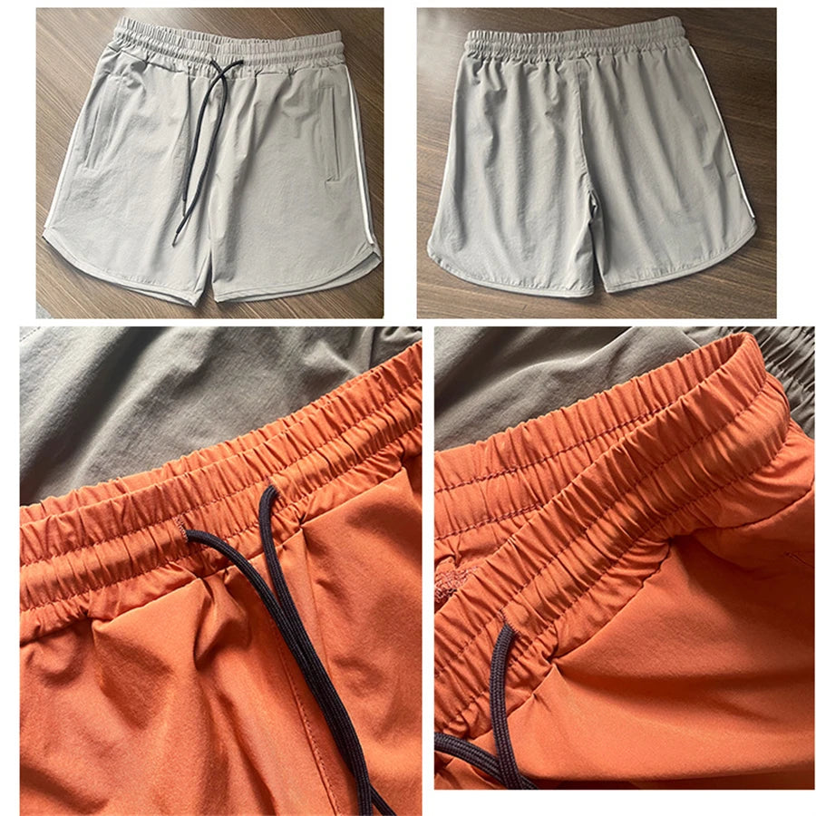 Men's Shorts 2023 Summer New Gym Jogging Exercise Shorts Men Sports Fitness Quick-drying  Beach Multiple Pockets Running Shorts
