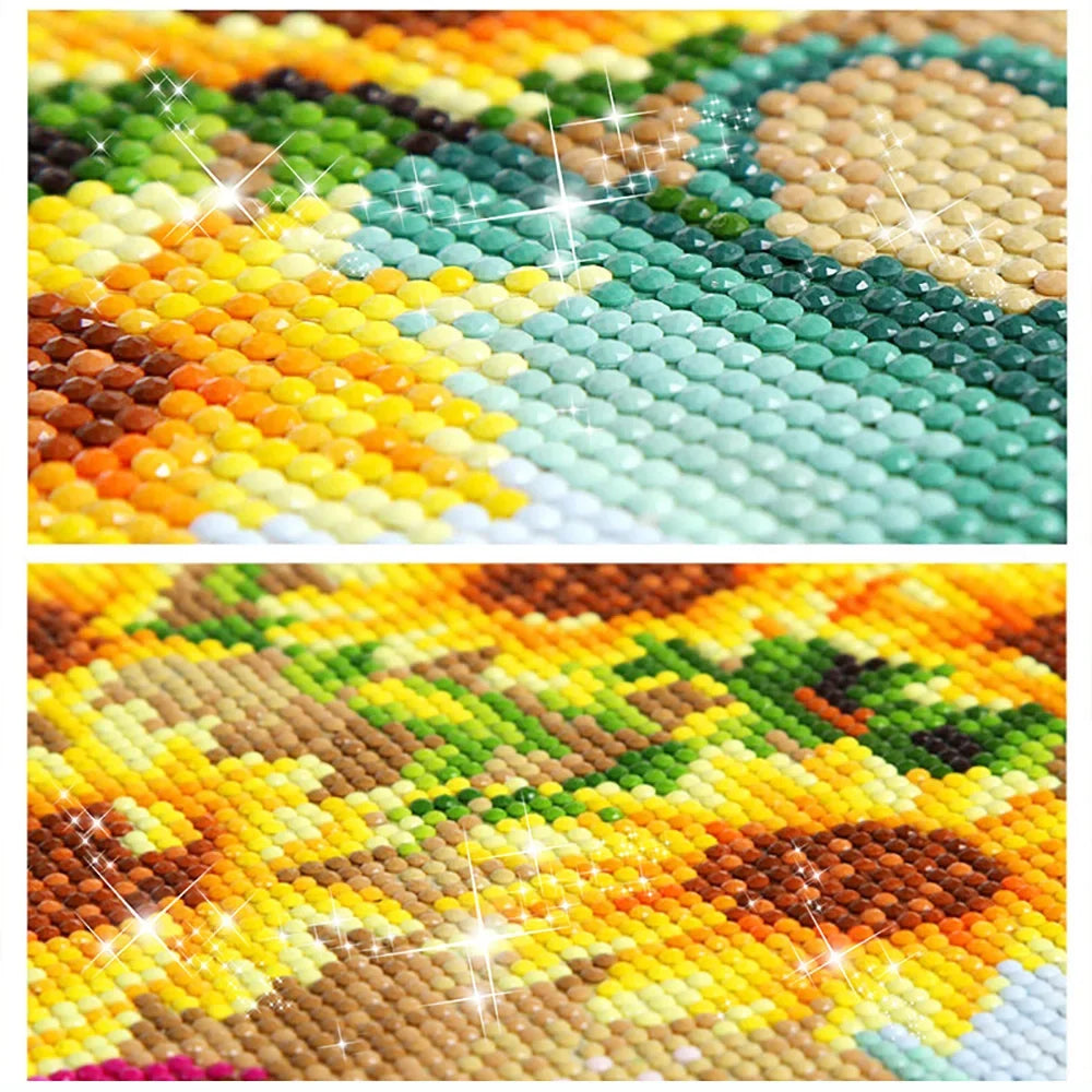 Fruit Diamond Painting Strawberry Lemon Picture Full Diamond Mosaic Cross Stitch Kit Art DIY Kitchen Restaurant Home Decoration