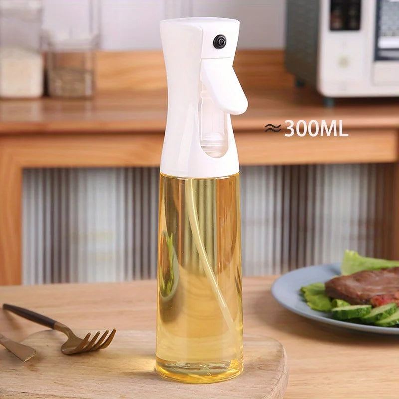 Press-type Oil Spray Bottle 200/300/500ML Kitchen Cooking Oil Sprayer Outdoor Barbecue Oil Spray Bottle Vinegar Soy Sauce