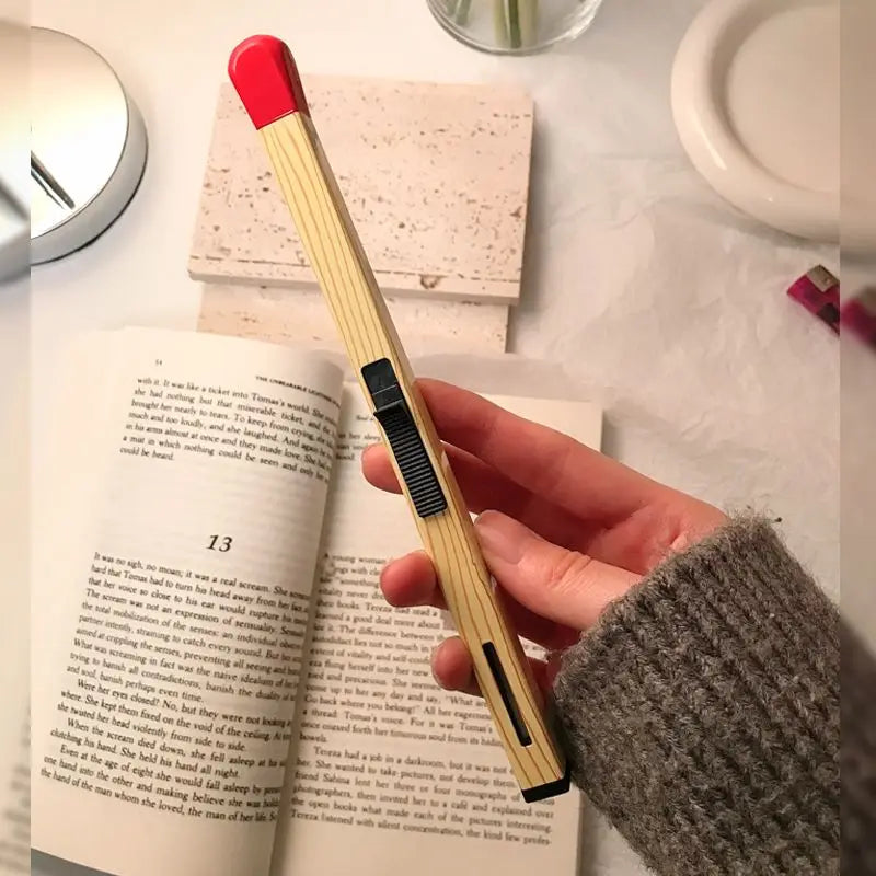 Super Long Luminous Matchstick Lighter Butane Torch Inflatable Lighter Household Aromatherapy Kitchen Gadgets Daily Necessities