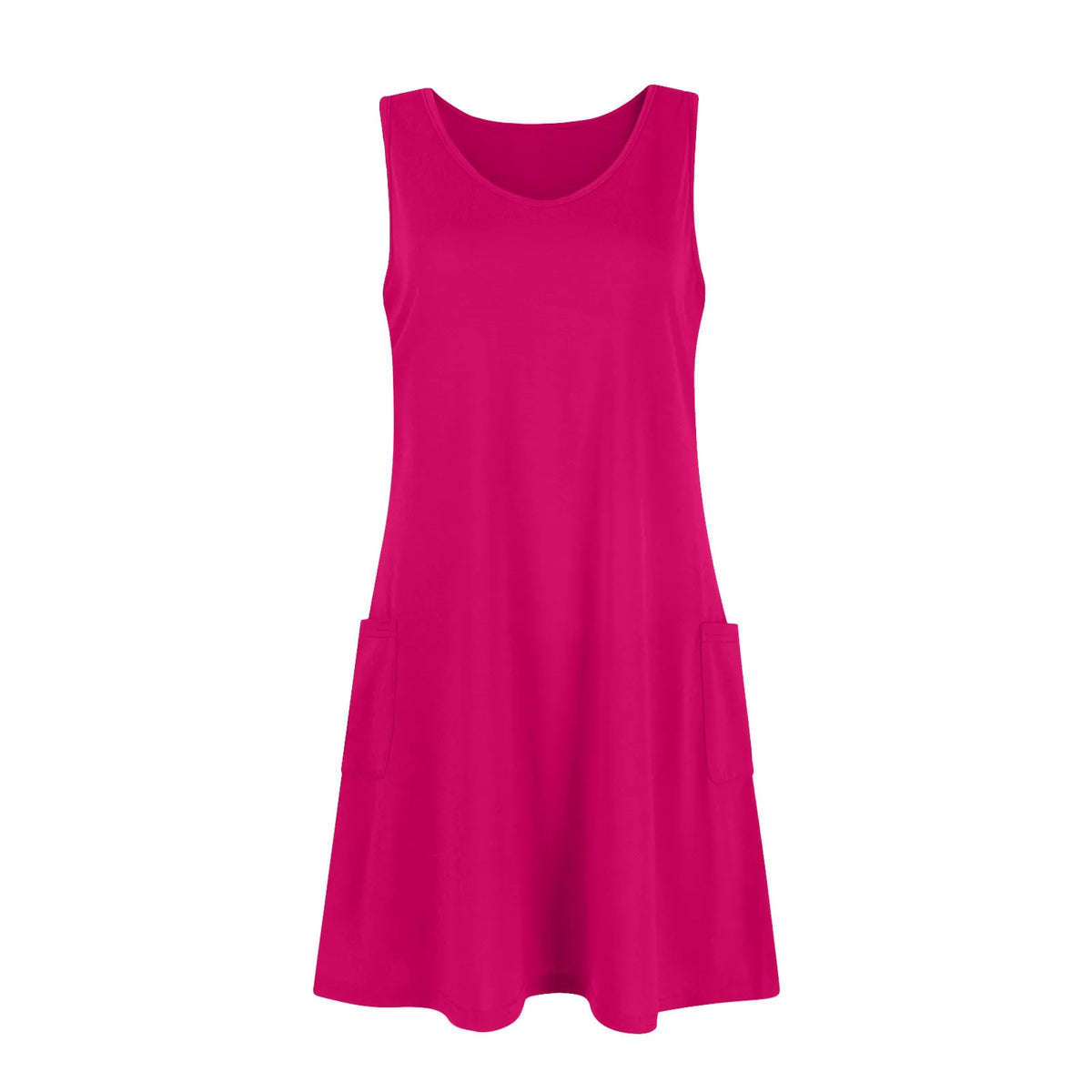 Women's Summer Casual Swing T-Shirt Dresses Beach Cover Up With Pockets Plus Size Loose T-shirt Dress vestidos largos