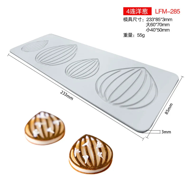 Various Leaf Butterfly  flower Silicone Cake Lace Mold Snowflakes deer Shape Fondant Mold Cake Decorating Tool  kitchen bakeware