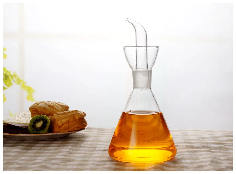 High Borosilicate Glass Oil Pot Household Leak-proof Oil & Vinegar Pots Kitchen Pot Soy Sauce Pot Oil Tank Seasoning Bottle Tool