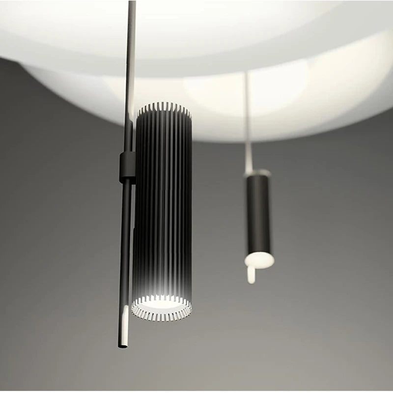 Postmodern LED Pendant Lamp Flying Saucer Indoor Decor Acrylic Chandelier Dining Table Bar Living Room Kitchen UFO Hanging Light