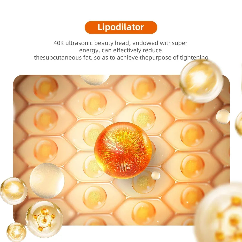 40K 3/4 IN 1 Cavitation  Body Slimming Machine Facial Massager Skin Tighten Face Lifting Vacuum Suction Beauty Device