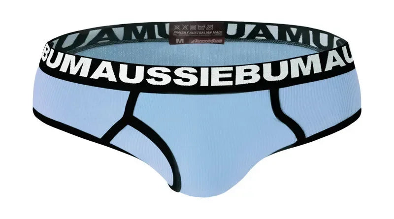 Men's thread colored briefs low waist comfortable breathable sexy briefs wholesale