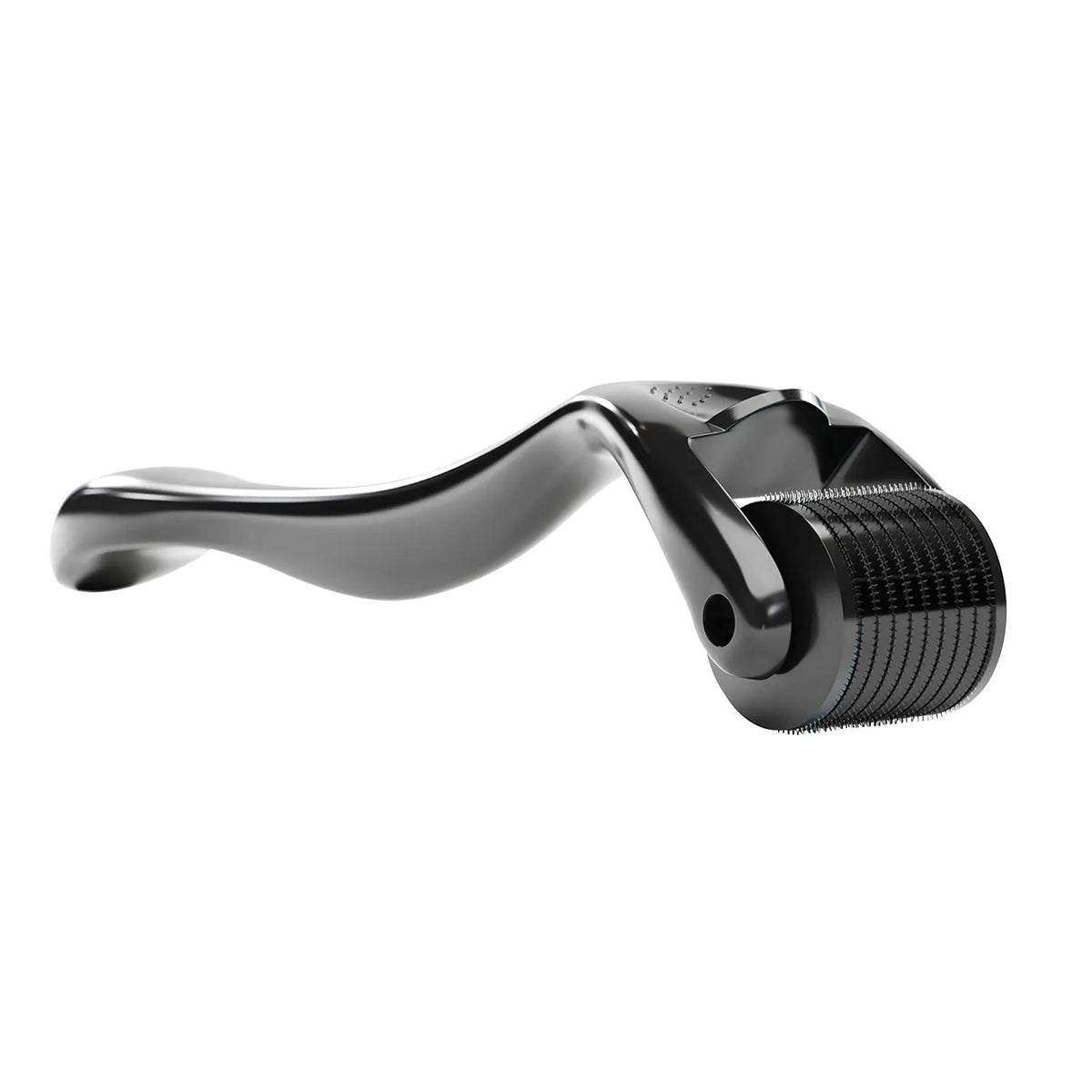 Micro Black Handle And Black Wheel Derma Roller For Facial Body Hair Growth 540 Needles Face Roll Tool Skin Beard 0.2 0.25 0.3mm