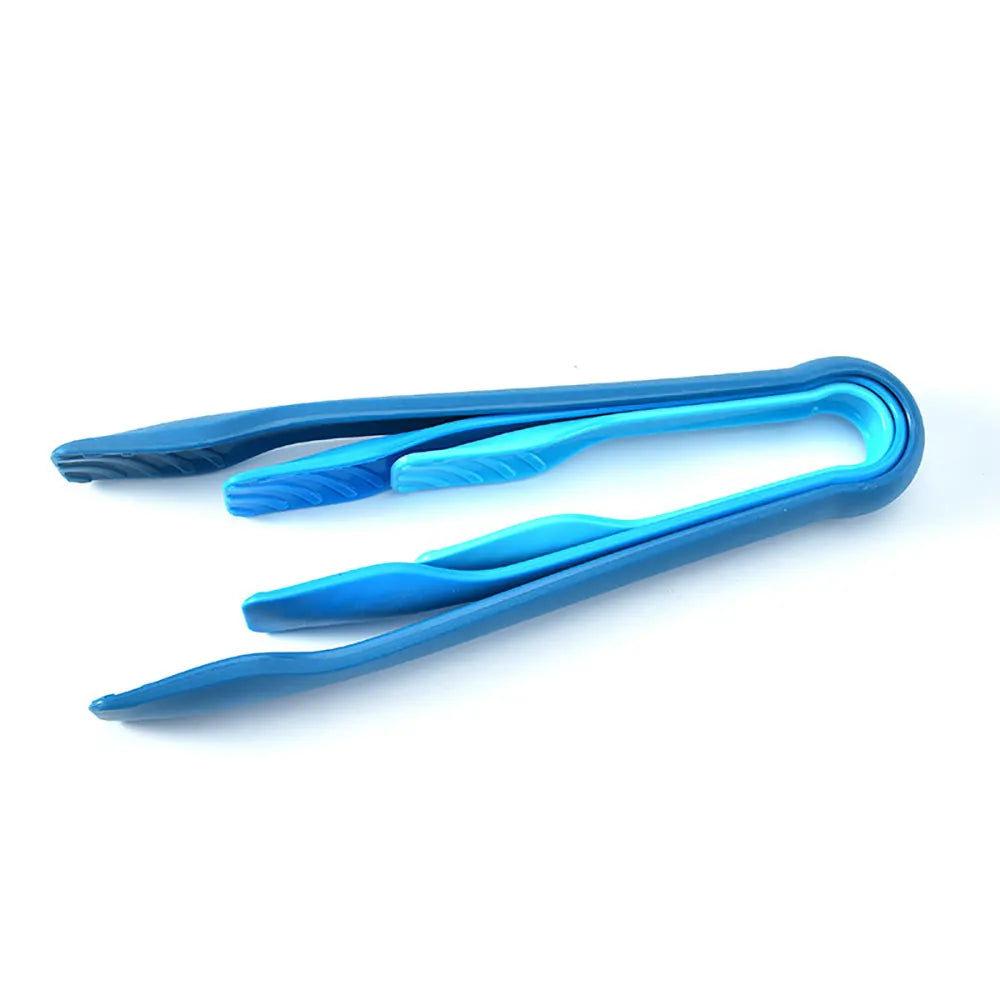 Silicone world 3pcs PP Food Tong Kitchen Tongs Non-slip Cooking Clip Clamp BBQ Salad Tools Kitchen Accessories Cake Food Clip