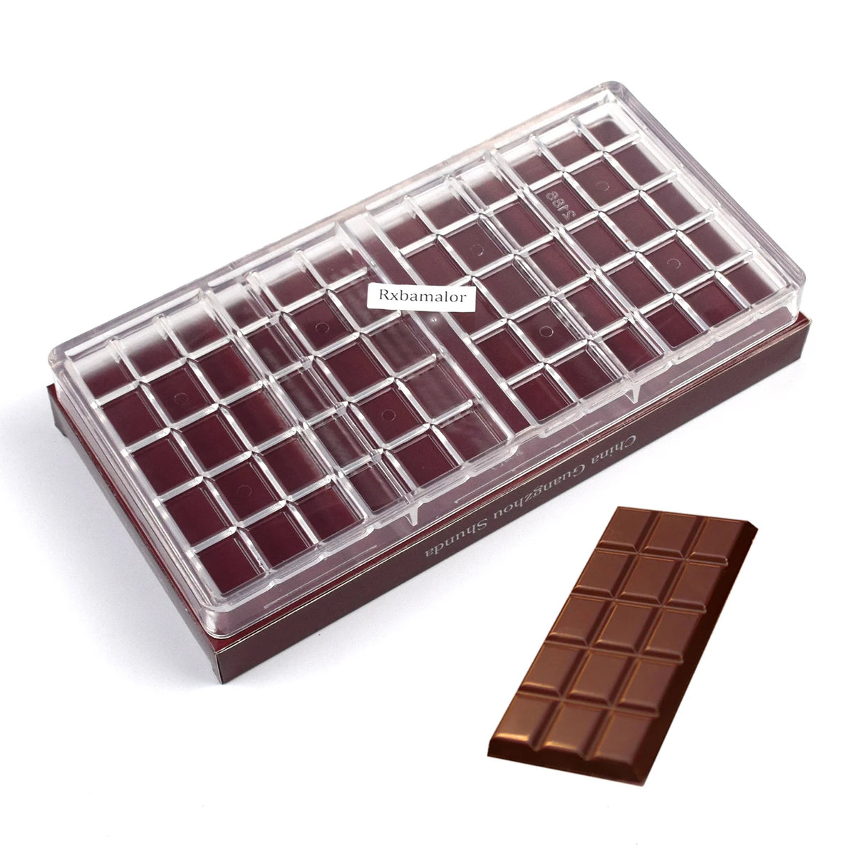 Polycarbonate Chocolate Mould Candy Chocolate Bar Sphere Mold Acrylic Bonbons Confectionery Kitchen Baking Pastry Utensils Tools