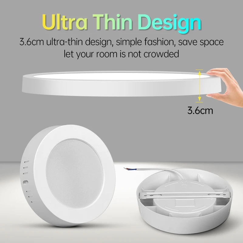 Modern Led Panel Ceiling Lights 110-265V Led Ceiling Lamp for Living Room Bedroom Kitchen LED Lighting Home Decor Led Panel Lamp