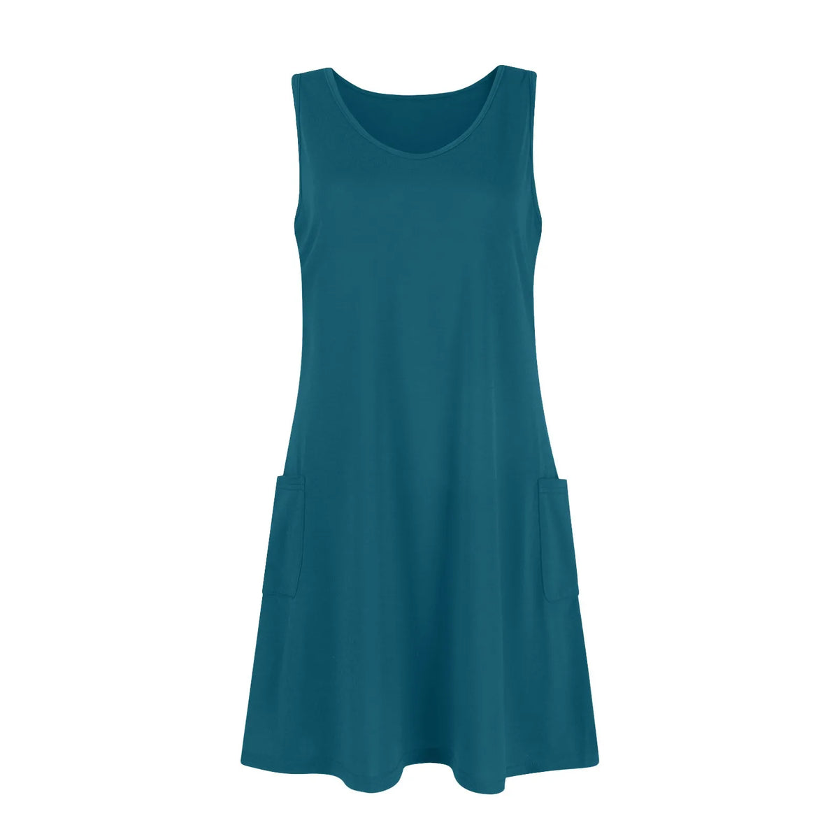 Women's Summer Casual Swing T-Shirt Dresses Beach Cover Up With Pockets Plus Size Loose T-shirt Dress vestidos largos