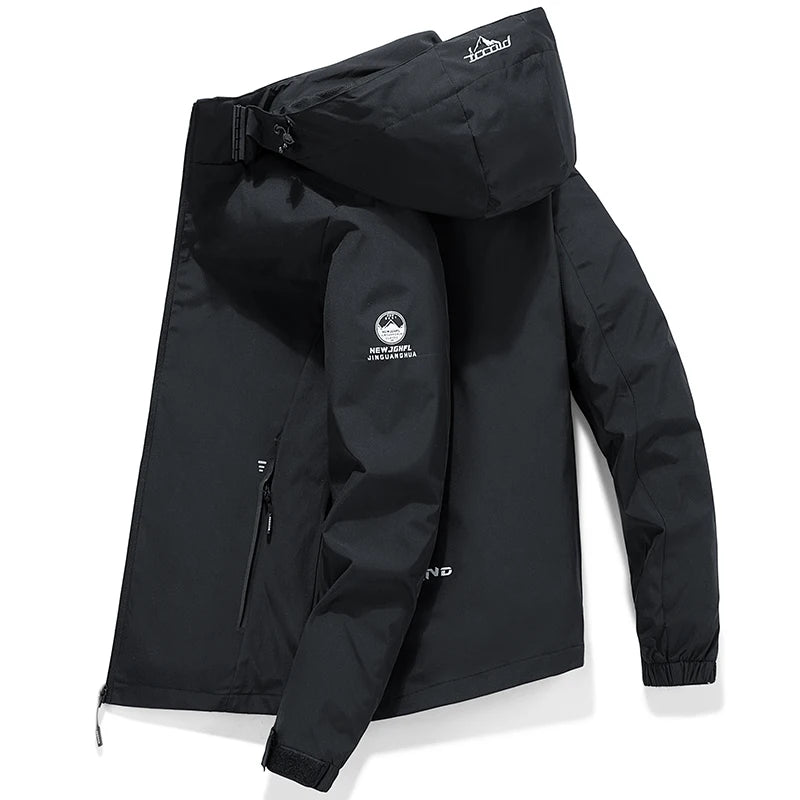 Casual Sports Autumn Spring Men's Hooded outdoor Jacket women Youth Jacket Trend New Men's women Jacket sport Jackets unisex