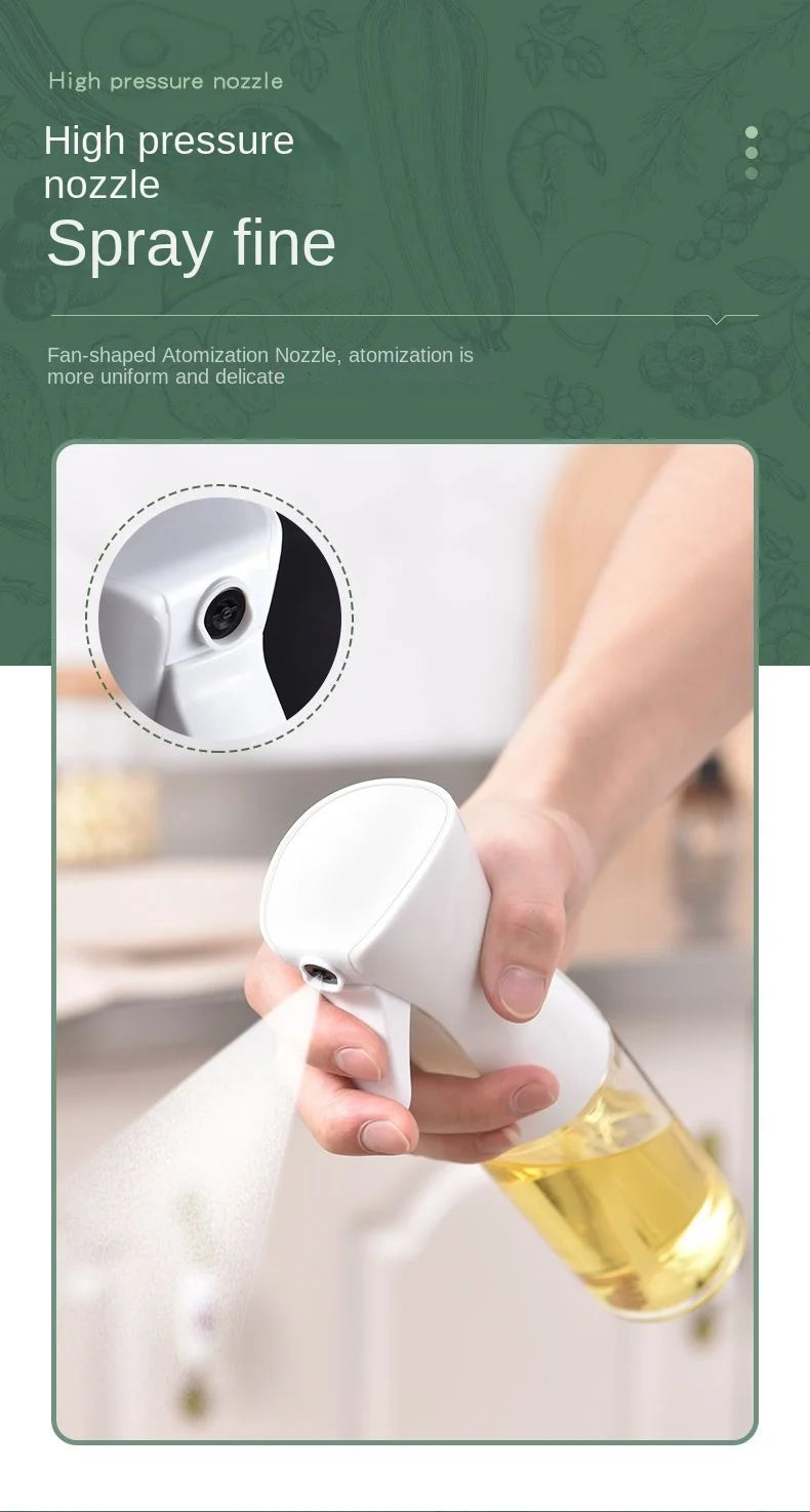 Kitchen Oil Bottle Cooking Oil Spray Olive Oil Bottle Fitness Barbecue Spray Oil Dispenser