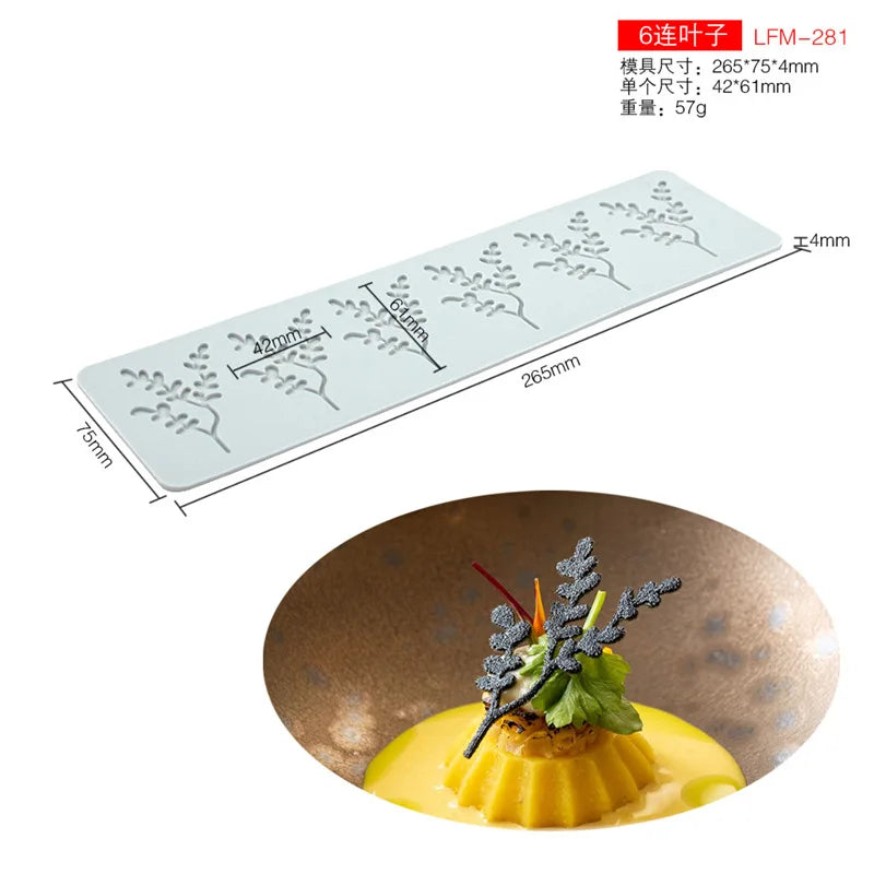 Various Leaf Butterfly  flower Silicone Cake Lace Mold Snowflakes deer Shape Fondant Mold Cake Decorating Tool  kitchen bakeware