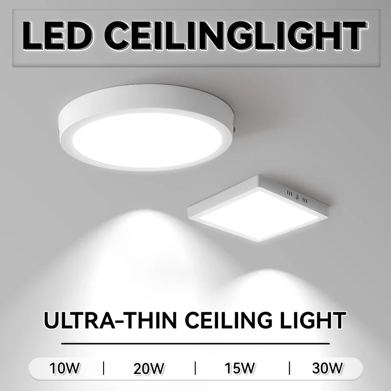 Modern Led Panel Ceiling Lights 110-265V Led Ceiling Lamp for Living Room Bedroom Kitchen LED Lighting Home Decor Led Panel Lamp