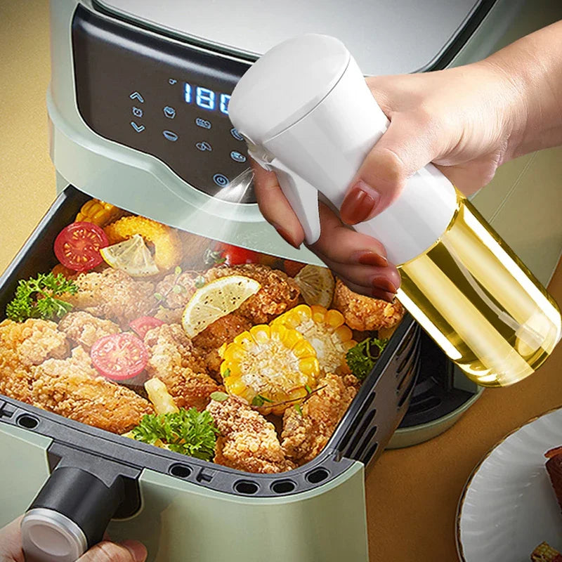 Olive Oil Sprayer Bottle Baking Barbecue Mist Sprayer Kitchen Cooking Vinegar Oil Dispenser for Air Fryer BBQ Picnic Tools