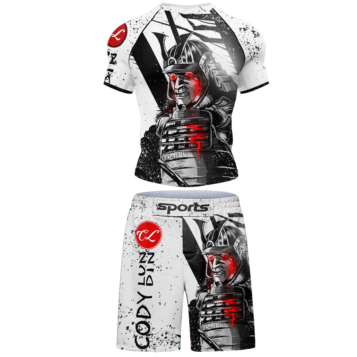Popular Beach Surf Wear Short Sets For jiu jitsu Bjj No Gi Rashguard+Grappling Shorts Cool Westling stretchy Running Gym Clothes