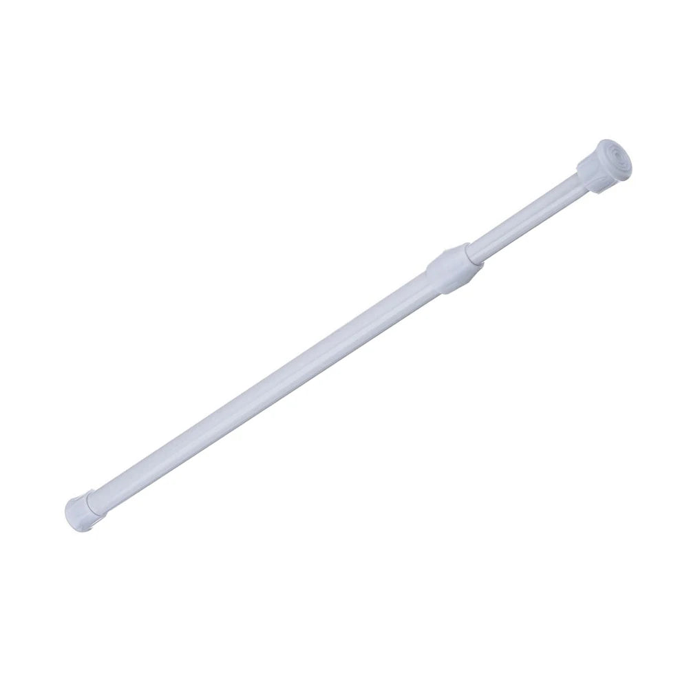 Spring Tension Curtain Rods Durable Adjustable Length Hanging Curtain Rods for Wardrobe Kitchen Cupboard