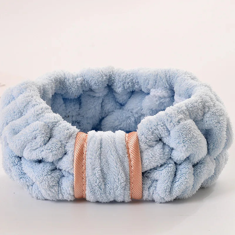 Headbands Spa Facial Headbands Makeup Headbands Elastic Terry Cloth Head Wrap for Women Washing Face Makeup Shower Yoga Sports