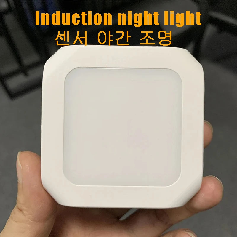 LED Plug in Night Lights Light Control Sensor Lamp Dimmable Energy Saving Lamp Under Cabinet light for Kitchen Aisle WC Bedroom