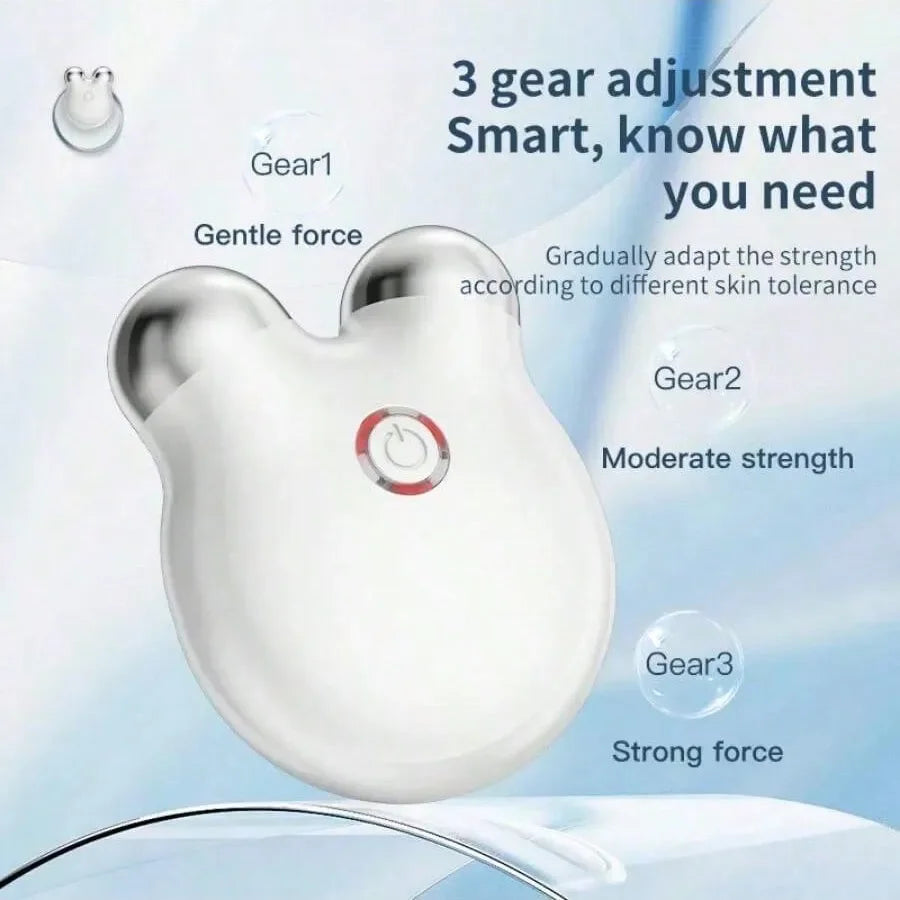 Portable Electric Face Lift Roller Massager EMS Microcurrent  Vibration Facial Lifting Skin Tighten Massage Beauty Devices