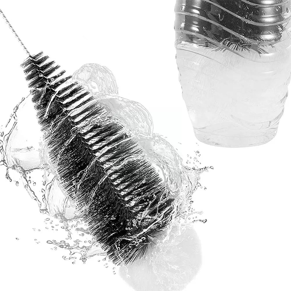 Soda Stream Bottle Brush With Beechwood Handle Glassware Jars Cleaner Kitchen Cleaning Tool Drink Bottle Cup Cleaning Brush