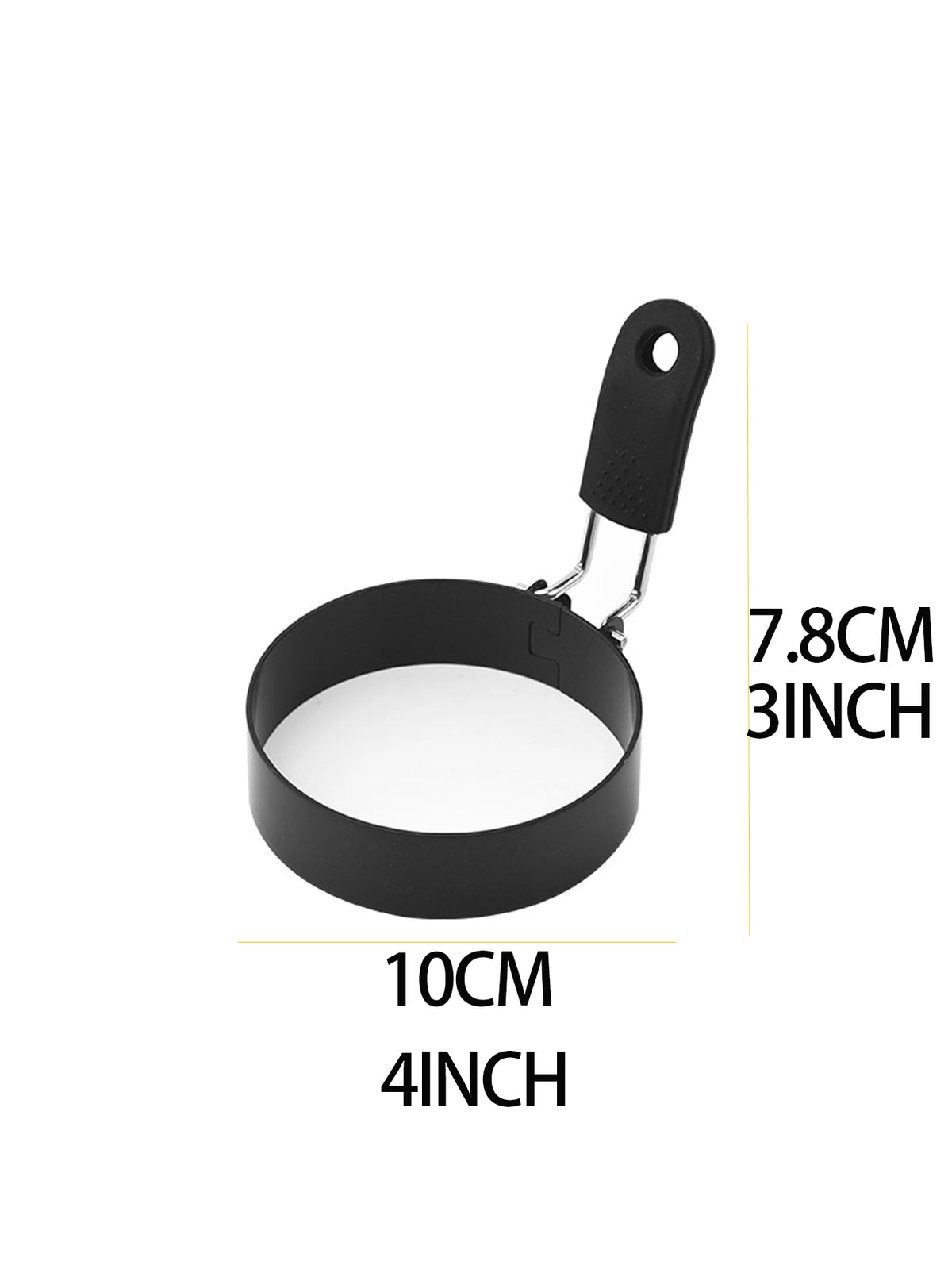 Stainless steel omelette household round fried egg steamed poached omelet mold kitchen baking tool