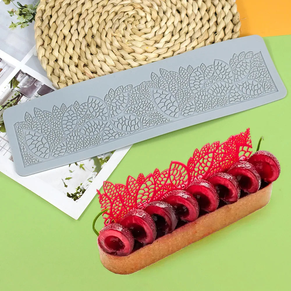 Various Leaf Butterfly  flower Silicone Cake Lace Mold Snowflakes deer Shape Fondant Mold Cake Decorating Tool  kitchen bakeware