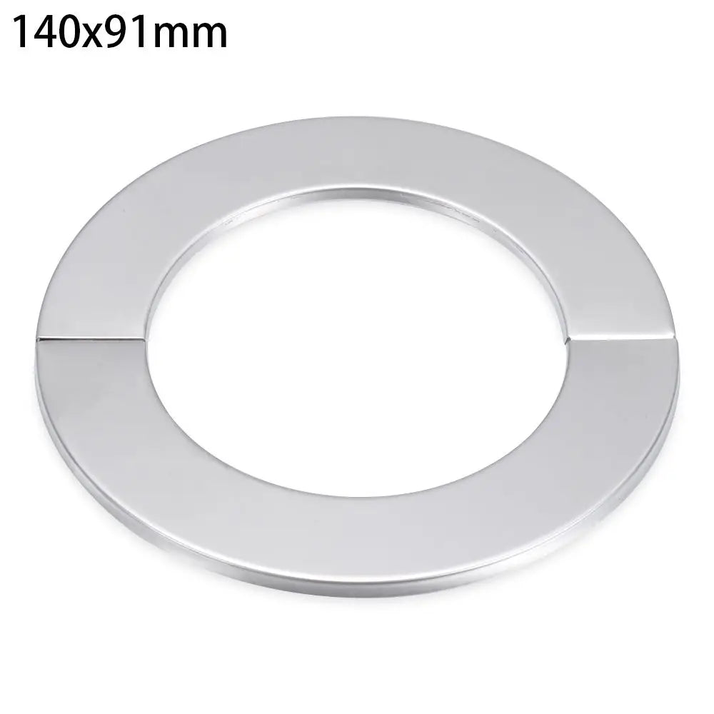 Black Stainless Steel Water Pipe Wall Covers Shower Chrome Finish Faucet Decorative Cover Kitchen Bathroom Accessories
