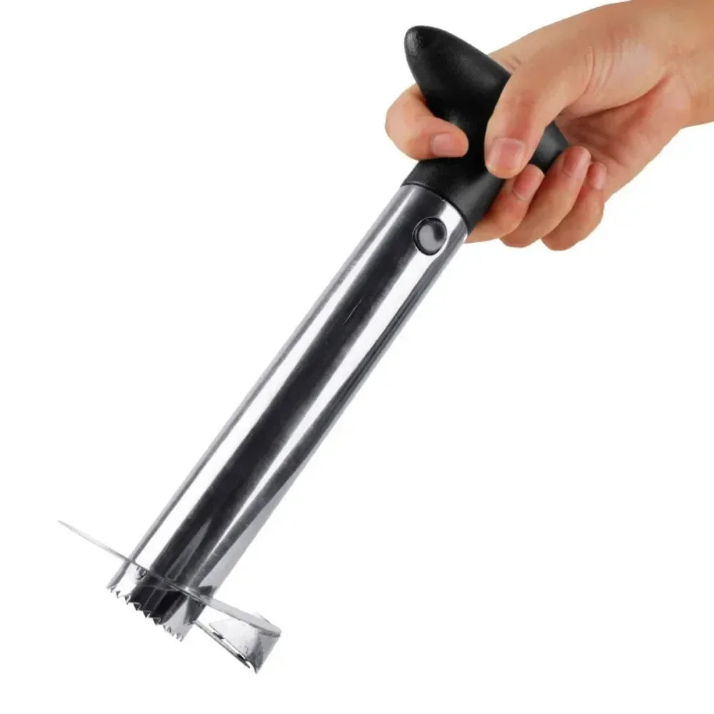 Stainless Steel Pineapple Peeler Cutter Fruit Knife Slicer A Spiral Pineapple Cutting Machine Easy To Use Kitchen Cooking Tools
