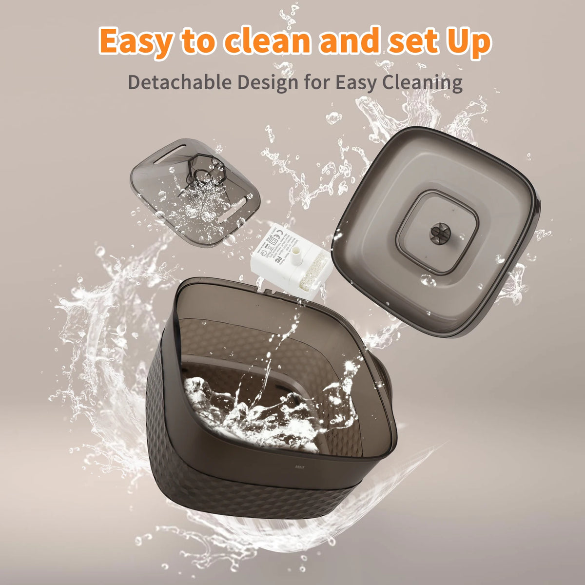 Large-Capacity Pet Water Fountain Large Dog Drinking Bowl with Ultra-Quiet Pump for Multiple Cats or Dogs Pet Drinking Dispenser
