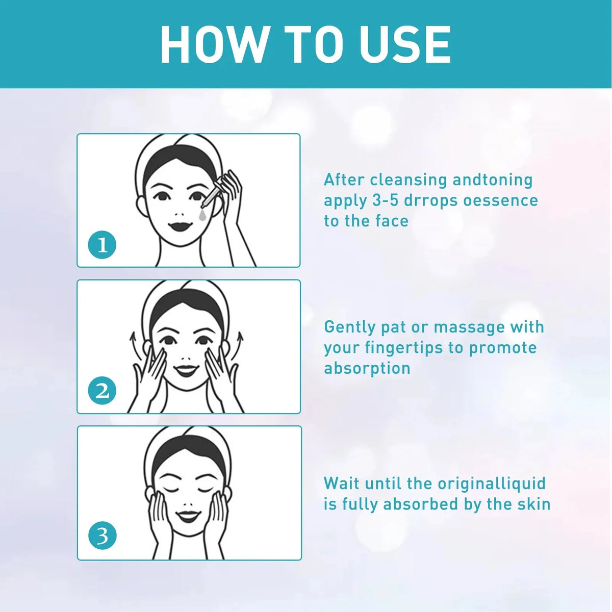 Nicotinamide Smooth Facial Skin Care Younger Serum Smooth Wrinkle Serum Collagen Lifting Firming Fine Lines Repair Face Essence