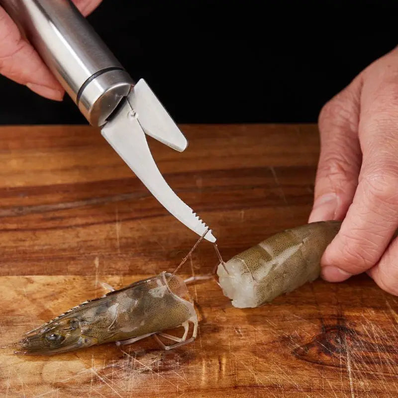 Double-headed Shrimp Line Knife Kitchen Accesories Cleaning Tools Stainless Steel Multifunctional Fish Maw Cutter Utensils Bar