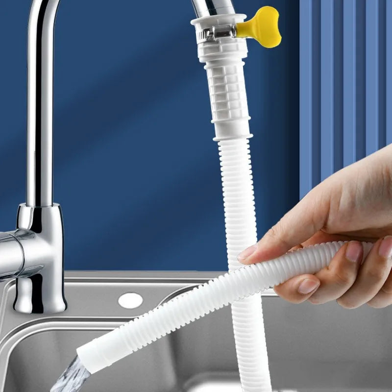 1-4M White Drain Hose Pipe Inlet Hoses Extension Drainpipe Tube for Air Conditioner Washing Maching  Kitchen Faucet Accessories
