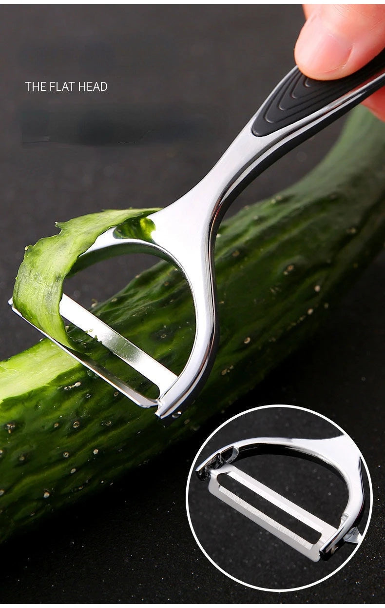 1PC Stainless Steel Vegetable Peeler Potato Peeler Multi-function Carrot Grater Fruit Tools Kitchen Accessories Cuisine Pelador