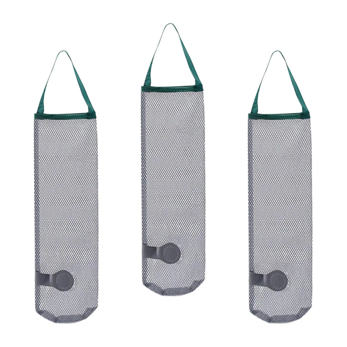 3 Pcs Storag Mesh Bag Breathable Multifunctional Wall Hanging Mesh Grocery Bag for Vegetables fruits Apples Onion Kitchen
