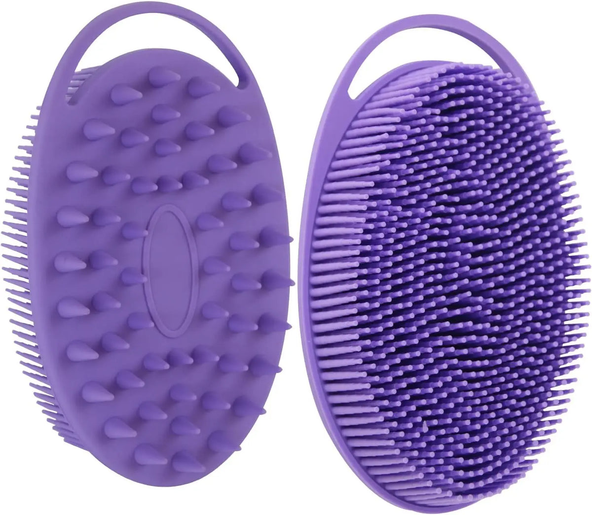 2 in 1 Soft Silicone Body Brush Wash Bath Shower Exfoliating Skin Fit For Baby Bath Shampoo Facial Massage Brush