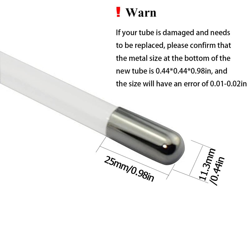 Replacement Electrodes for High Frequency Glass Tube Facial Body Wand Red Light Tubes for high frequency facial machine