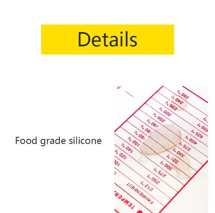 BUYYES 1PCS White And Red Kneading Mat Silicone Baking Mat Pizza Cake Dough Maker Kitchen Cooking Grill Gadget Baking Utensils