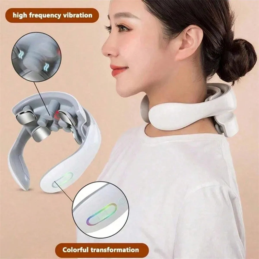 Electric Shoulder & Neck Massager With Adjustable Modes &  Intensity Levels,  For Deep Tissue Therapy