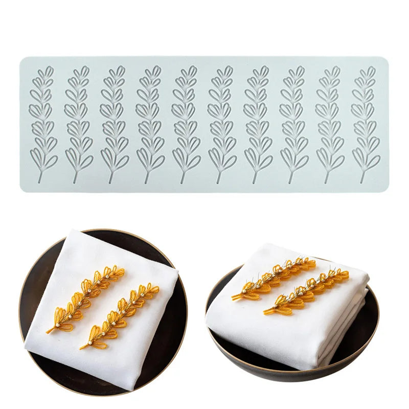 Various Leaf Butterfly  flower Silicone Cake Lace Mold Snowflakes deer Shape Fondant Mold Cake Decorating Tool  kitchen bakeware