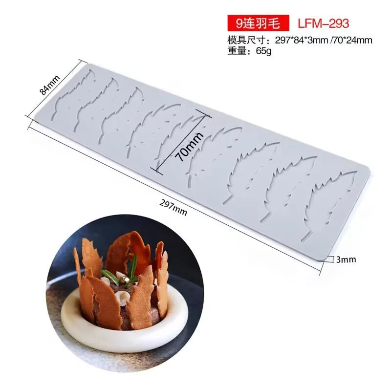 Various Leaf Butterfly  flower Silicone Cake Lace Mold Snowflakes deer Shape Fondant Mold Cake Decorating Tool  kitchen bakeware