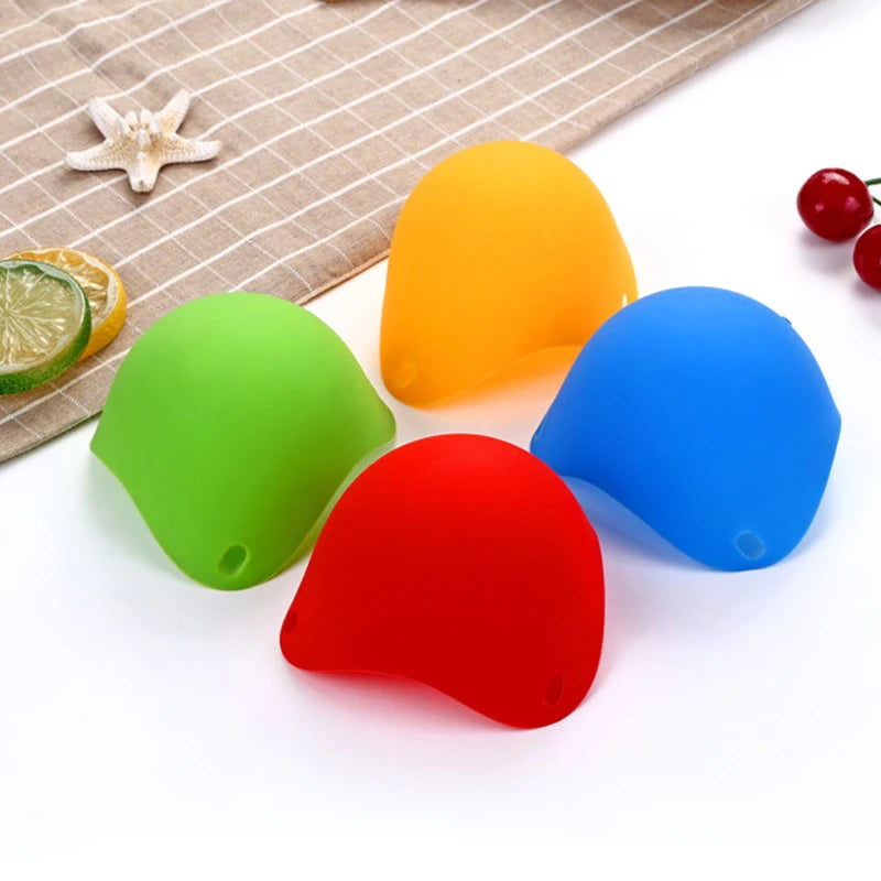 Hifuar 4pcs/set Silicone Egg Poacher Poaching Pods  Mold Bowl Rings Cooker Boiler Kitchen Cooking Accessories Pancake Maker