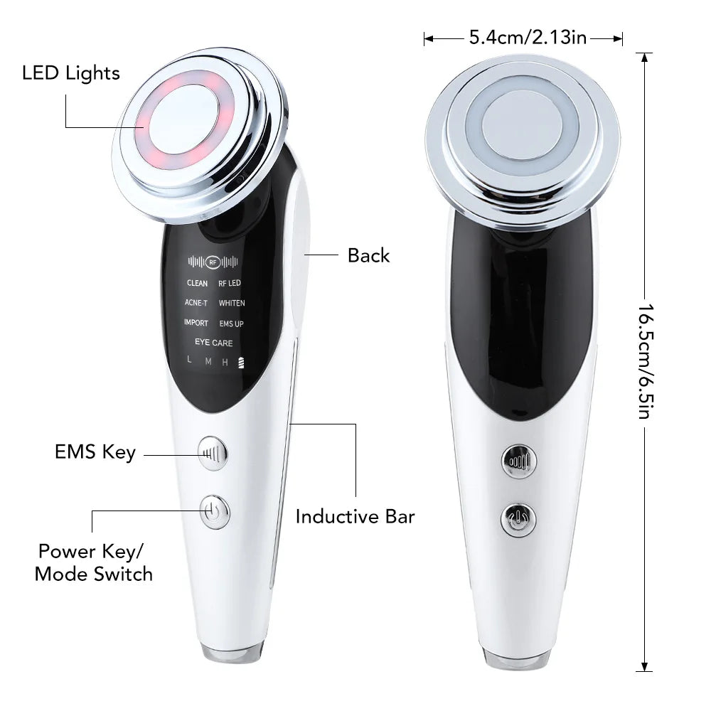 7 in 1 Multifunctional Facial Lifting Machine Skin Care SPA Face Skin Rejuvenation Beauty Instrument