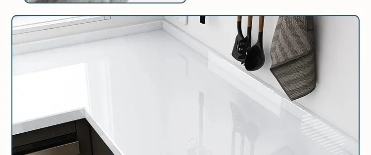 40cm Marble Kitchen Oil-Proof Film Stove Waterproof Moisture-Proof Self-Adhesive Wallpaper Countertop  Renovation Tile Stickers