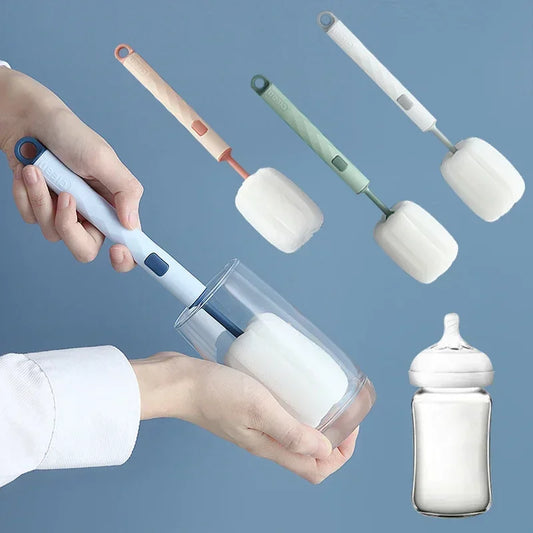 Removable Sponge Baby Cup Bottle Brush Kitchen Cleaning Tool Bottle Cleaning Cleaning Brush  ершик для бутылок