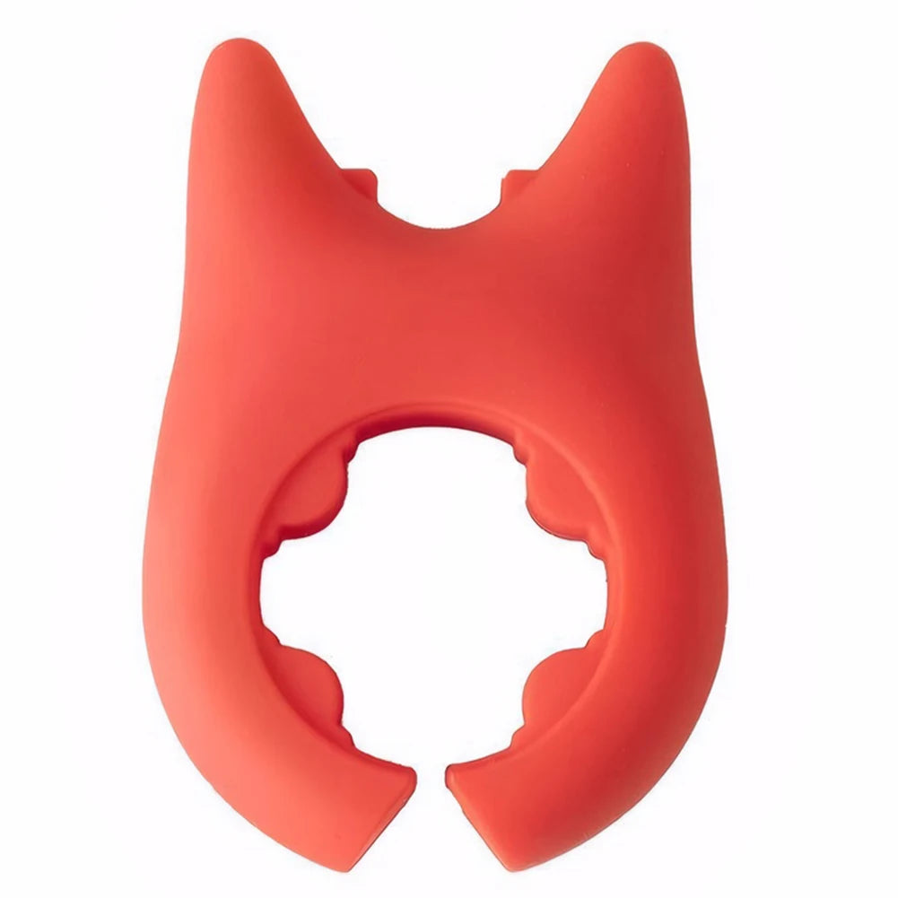 Spoon Holder Clip Anti Scalding and Overflow with Non Perforated Fork Spatula Rack Silicone Cooking Pot Clip Kitchen Accessories